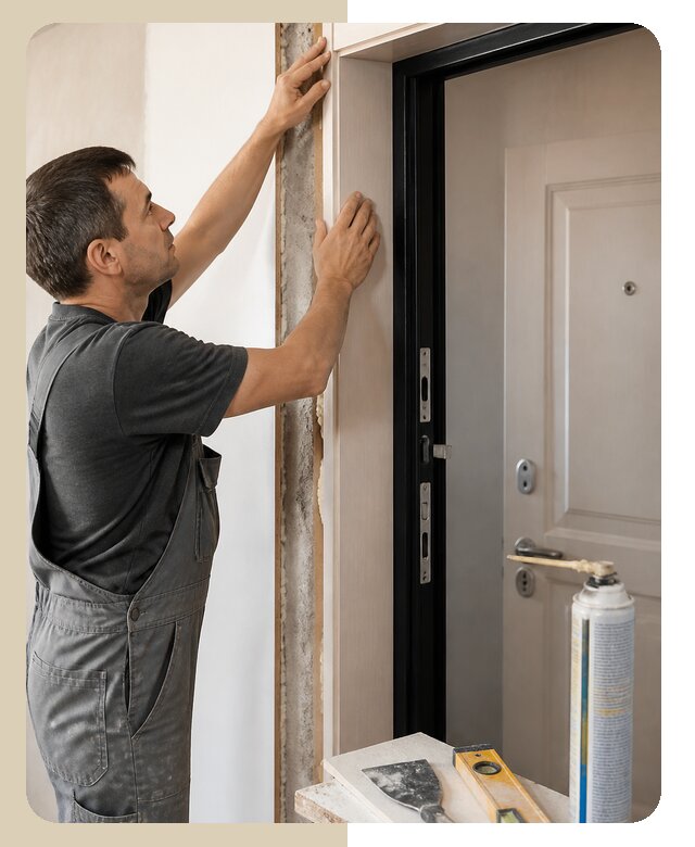 Профессиональный монтаж дверных откосов под ключ в Видном