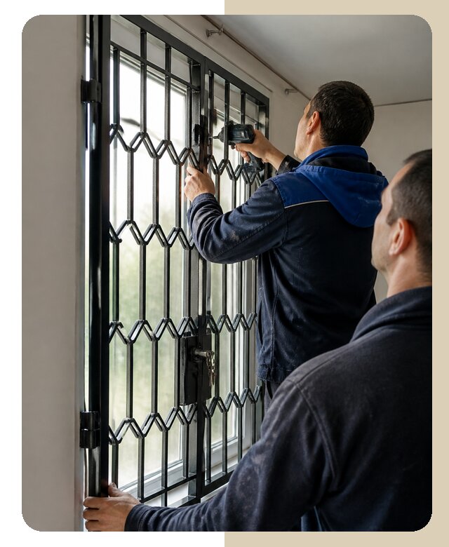 Установка распашных решеток в Видном цена от 6728 р. | ДвериЛегко-Вдн