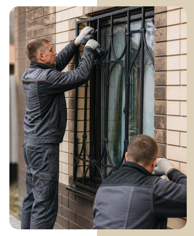 Установка решеток в дом в Видном по цене от 3623 р. | ДвериЛегко-Вдн